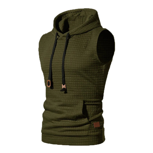 Hooded tank top D5 (Green) - Dacosi