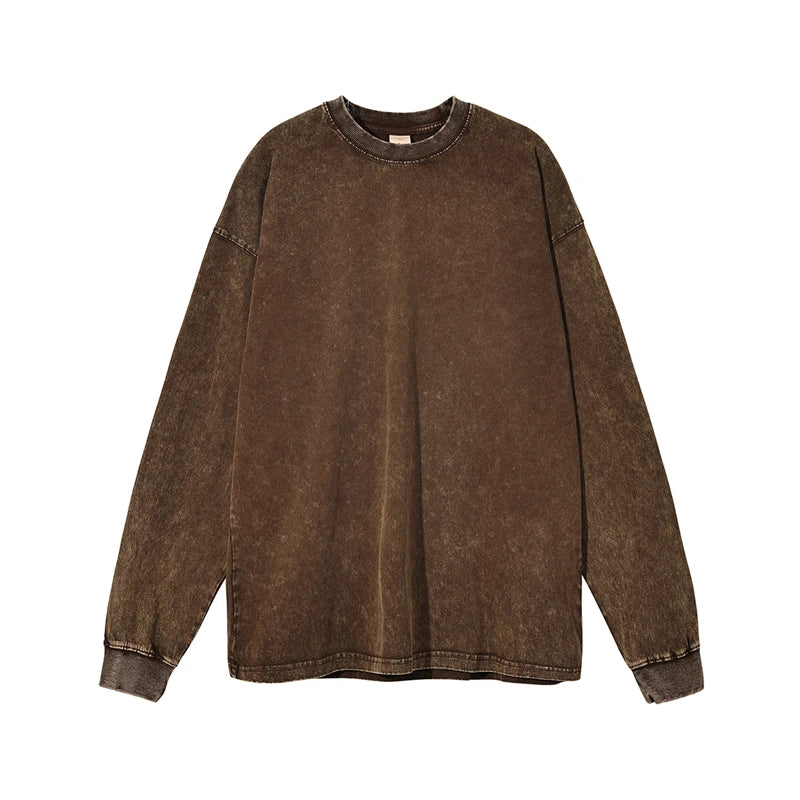 Long Sleeve Shirt D3 (Brown) - Dacosi