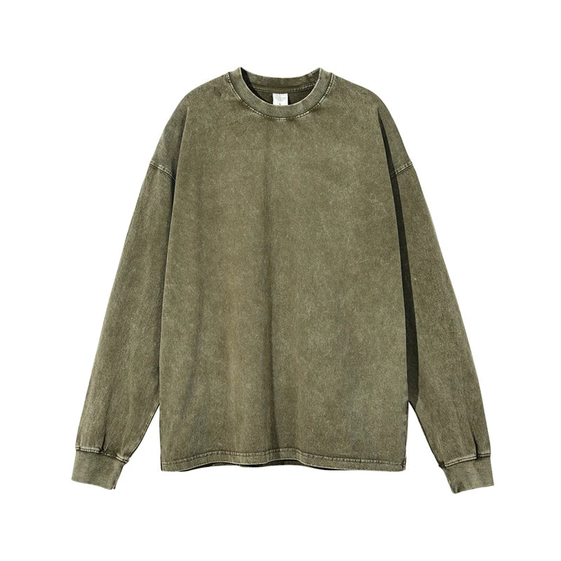 Long Sleeve Shirt D3 (Army Green) - Dacosi