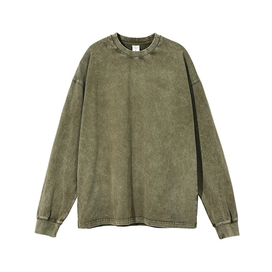 Long Sleeve Shirt D3 (Army Green) - Dacosi