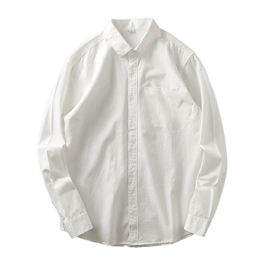 LONG SLEEVE SHIRT D8 (White) - Dacosi