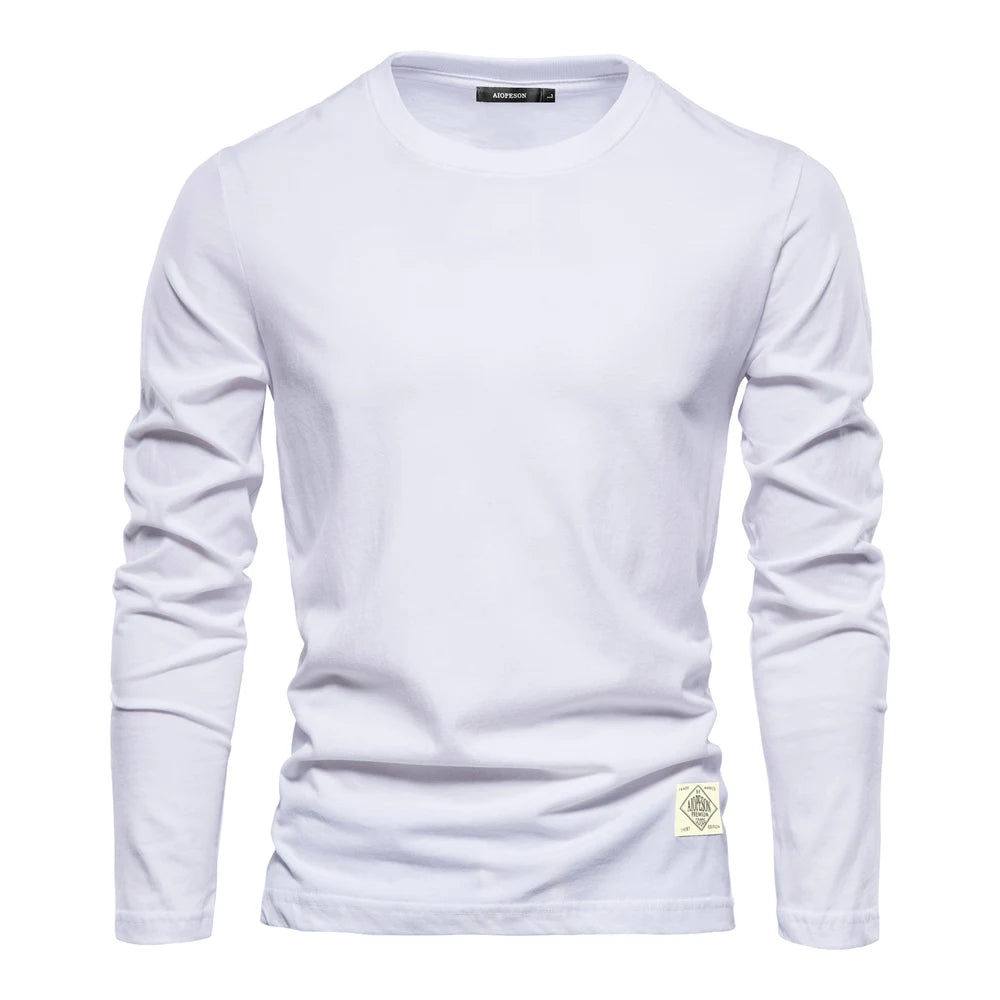 Long Sleeve Shirt D5 (White) - Dacosi