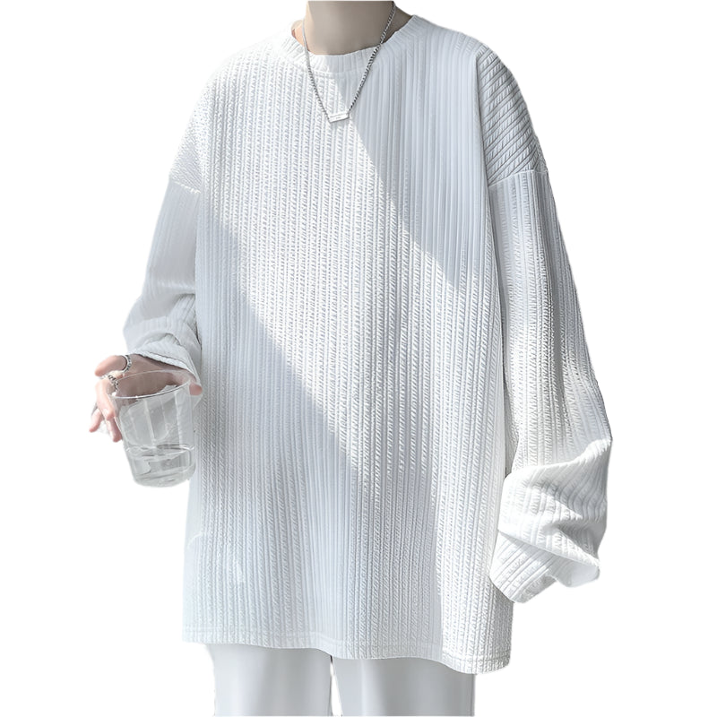 LONG SLEEVE SHIRT D9 (White) - Dacosi