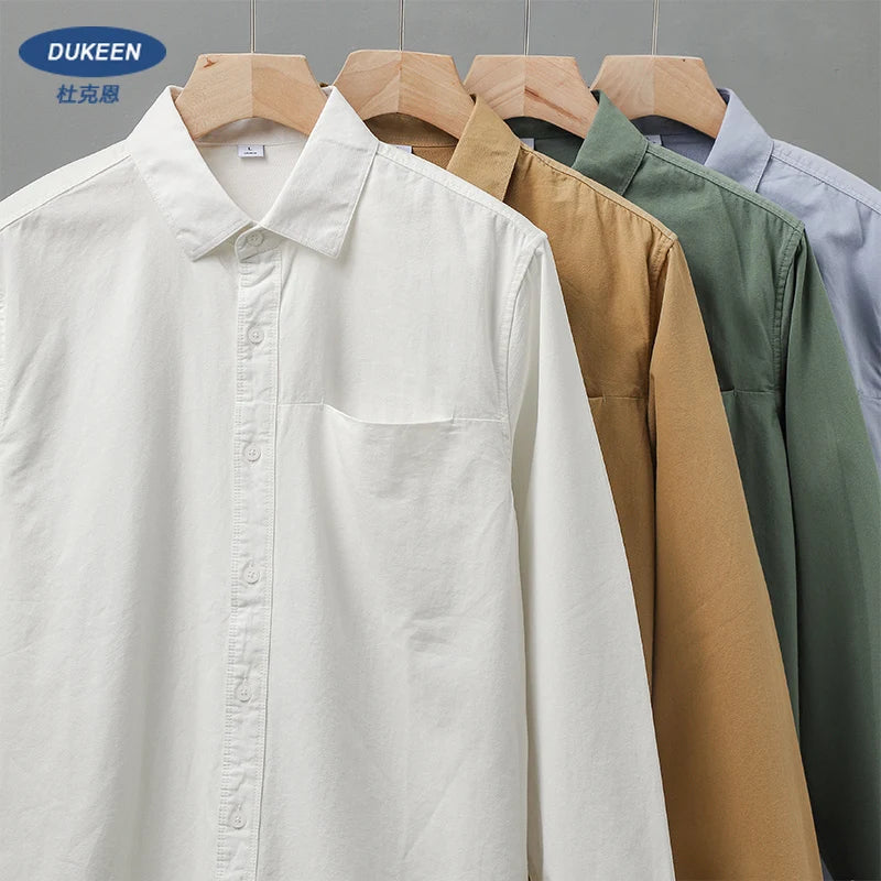 LONG SLEEVE SHIRT D8 (White) - Dacosi