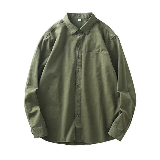 LONG SLEEVE SHIRT D8 (Dark Green) - Dacosi