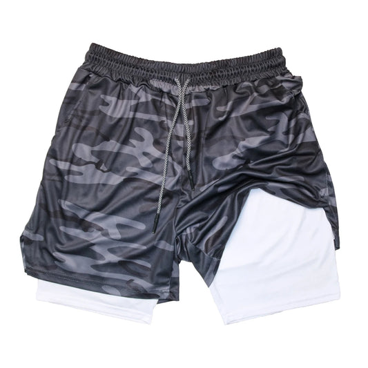 Shorts D3 (Dark grey camo white under) - Dacosi