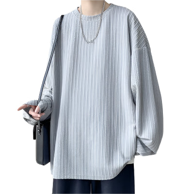 LONG SLEEVE SHIRT D9 (Gray) - Dacosi