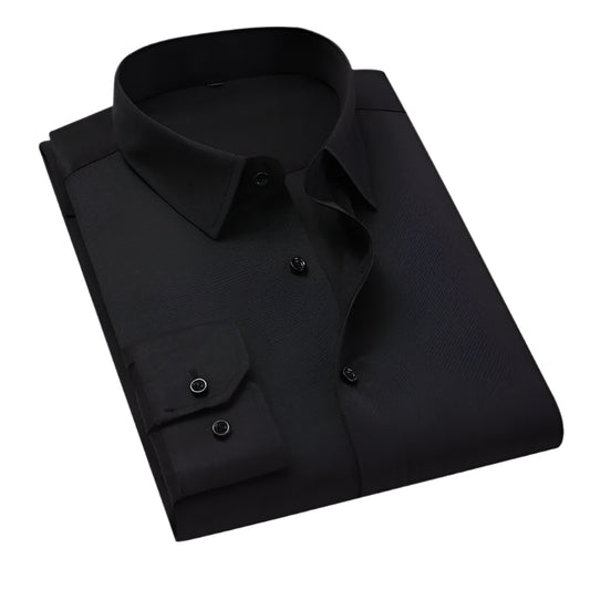 Long Sleeve Shirt D4 (Black) - Dacosi