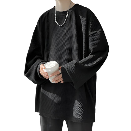 LONG SLEEVE SHIRT D9 (Black) - Dacosi
