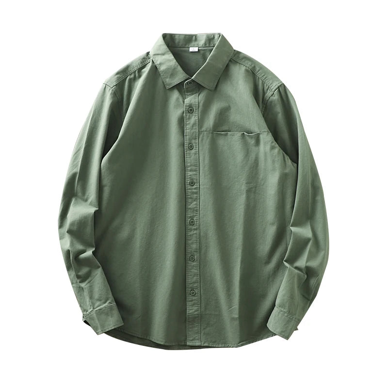 LONG SLEEVE SHIRT D8 (Green) - Dacosi