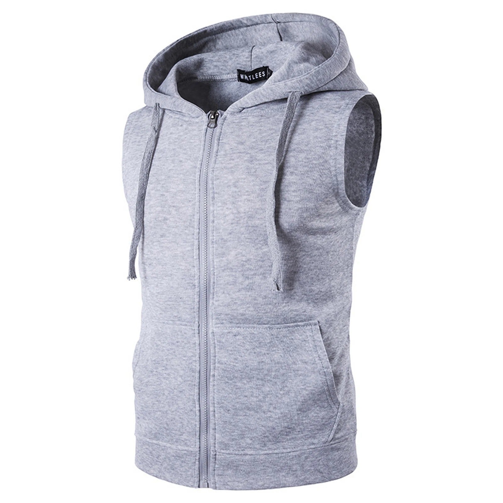 Hooded tank top D2 (Grey) - Dacosi
